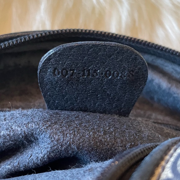 Gucci | vintage Ophidia GG Round Bag | Navy - Picture 8 of 12